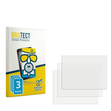 Face avant d’un emballage produit avec le logo de la marque BROTECT. À côté se trouve la protection d’écran correspondante.