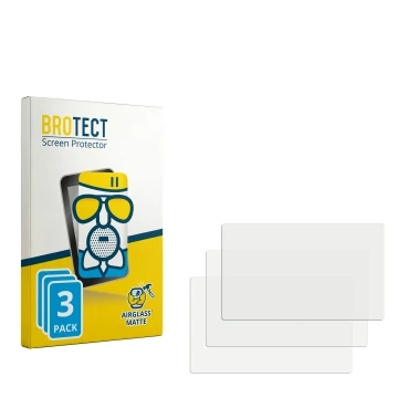 Face avant d’un emballage produit avec le logo de la marque BROTECT. À côté se trouve la protection d’écran correspondante.