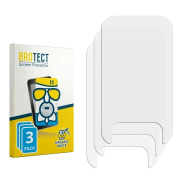 Face avant d’un emballage produit avec le logo de la marque BROTECT. À côté se trouve la protection d’écran correspondante.