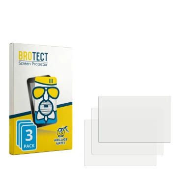 Face avant d’un emballage produit avec le logo de la marque BROTECT. À côté se trouve la protection d’écran correspondante.
