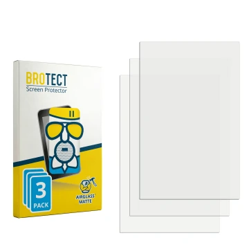 Face avant d’un emballage produit avec le logo de la marque BROTECT. À côté se trouve la protection d’écran correspondante.