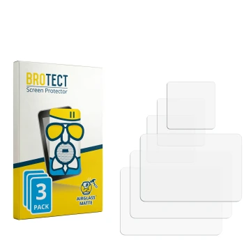 Face avant d’un emballage produit avec le logo de la marque BROTECT. À côté se trouve la protection d’écran correspondante.