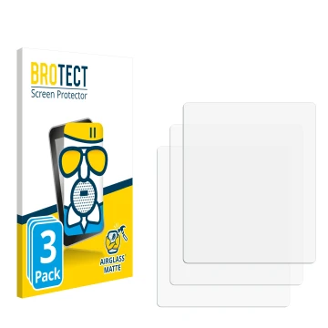 Face avant d’un emballage produit avec le logo de la marque BROTECT. À côté se trouve la protection d’écran correspondante.