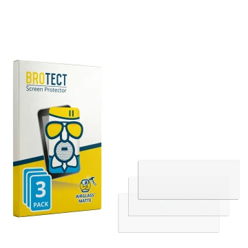 Face avant d’un emballage produit avec le logo de la marque BROTECT. À côté se trouve la protection d’écran correspondante.