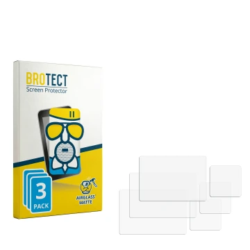 Face avant d’un emballage produit avec le logo de la marque BROTECT. À côté se trouve la protection d’écran correspondante.