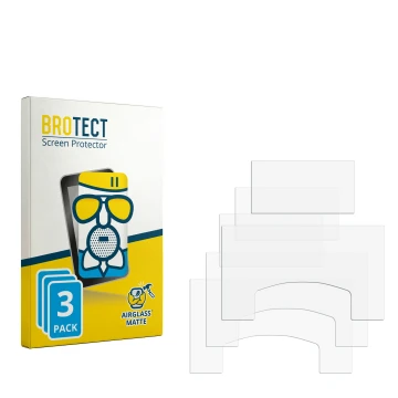 Face avant d’un emballage produit avec le logo de la marque BROTECT. À côté se trouve la protection d’écran correspondante.