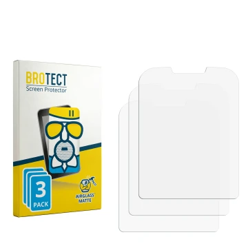 Face avant d’un emballage produit avec le logo de la marque BROTECT. À côté se trouve la protection d’écran correspondante.