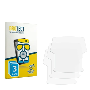 Face avant d’un emballage produit avec le logo de la marque BROTECT. À côté se trouve la protection d’écran correspondante.
