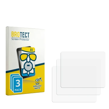 Face avant d’un emballage produit avec le logo de la marque BROTECT. À côté se trouve la protection d’écran correspondante.
