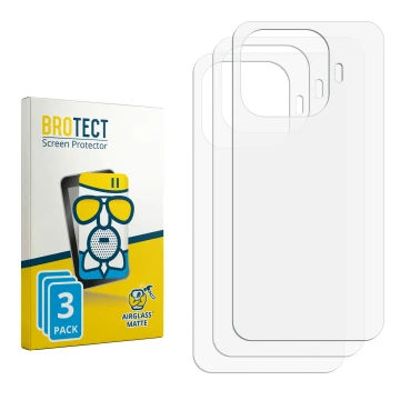 Face avant d’un emballage produit avec le logo de la marque BROTECT. À côté se trouve la protection d’écran correspondante.