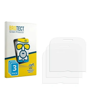 Face avant d’un emballage produit avec le logo de la marque BROTECT. À côté se trouve la protection d’écran correspondante.