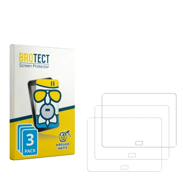 Face avant d’un emballage produit avec le logo de la marque BROTECT. À côté se trouve la protection d’écran correspondante.