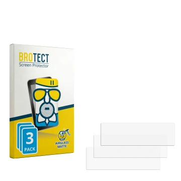 Face avant d’un emballage produit avec le logo de la marque BROTECT. À côté se trouve la protection d’écran correspondante.