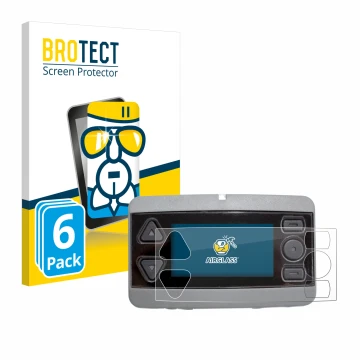 Face avant d’un emballage produit avec le logo de la marque BROTECT. À côté, l’appareil Airbus P8GR est représenté avec la pro