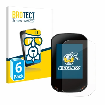 Face avant d’un emballage produit avec le logo de la marque BROTECT. À côté, l’appareil Bryton Rider 420 est représenté avec l