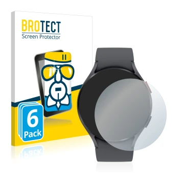 Face avant d’un emballage produit avec le logo de la marque BROTECT. À côté, l’appareil Garmin Fenix 6S Pro est représenté ave