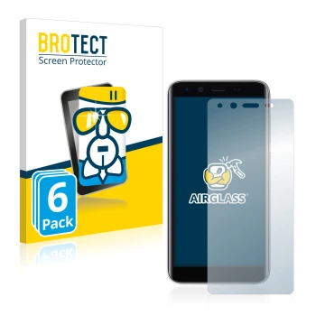 Face avant d’un emballage produit avec le logo de la marque BROTECT. À côté, l’appareil Emporia Smart 3 mini est représenté av