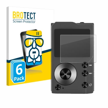 Face avant d’un emballage produit avec le logo de la marque BROTECT. À côté, l’appareil Surfans F20 est représenté avec la pro