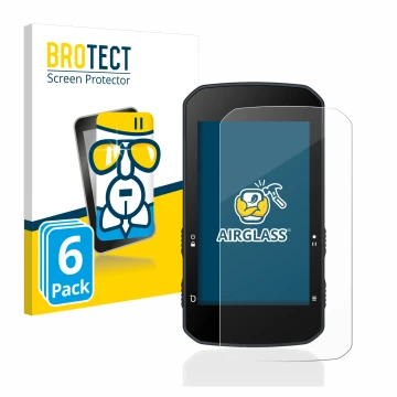 Face avant d’un emballage produit avec le logo de la marque BROTECT. À côté, l’appareil Bryton Rider 750 est représenté avec l