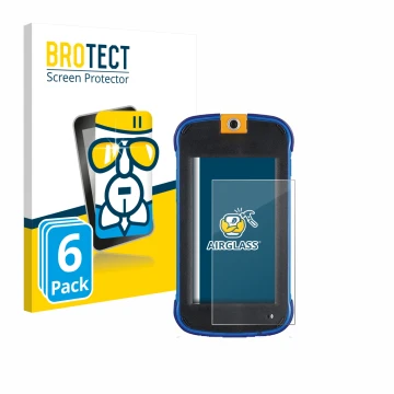 Face avant d’un emballage produit avec le logo de la marque BROTECT. À côté, l’appareil Vtech Kidicom Max 3.0 est représenté a