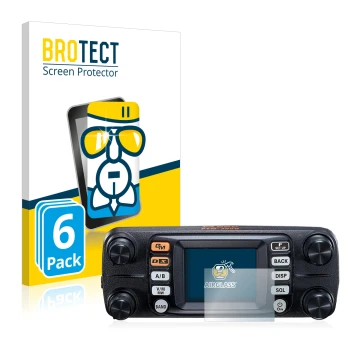 Face avant d’un emballage produit avec le logo de la marque BROTECT. À côté, l’appareil Yaesu FTM-300DE est représenté avec la