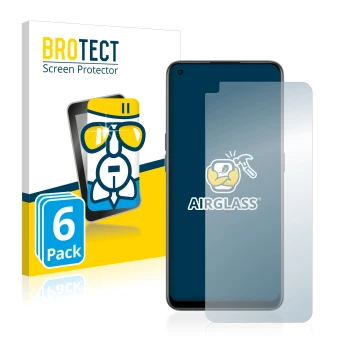 Face avant d’un emballage produit avec le logo de la marque BROTECT. À côté, l’appareil OnePlus Nord CE 2 5G est représenté av