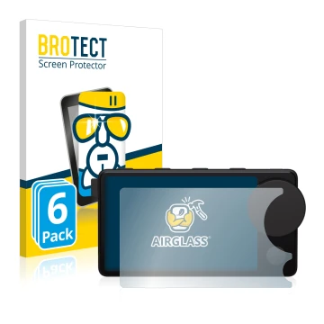 Face avant d’un emballage produit avec le logo de la marque BROTECT. À côté, l’appareil Spotify Car Thing est représenté avec 