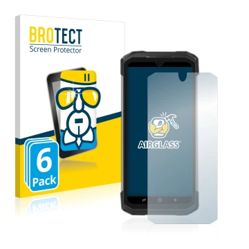 Face avant d’un emballage produit avec le logo de la marque BROTECT. À côté, l’appareil Doogee S98 Pro est représenté avec la 