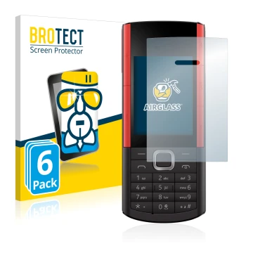 Face avant d’un emballage produit avec le logo de la marque BROTECT. À côté, l’appareil Nokia 5710 XA est représenté avec la p