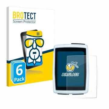 Face avant d’un emballage produit avec le logo de la marque BROTECT. À côté, l’appareil Sigma BC 12.0 WL est représenté avec l