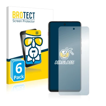 Face avant d’un emballage produit avec le logo de la marque BROTECT. À côté, l’appareil Motorola ThinkPhone est représenté ave