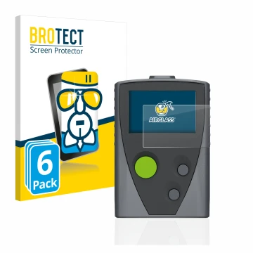 Face avant d’un emballage produit avec le logo de la marque BROTECT. À côté, l’appareil Swissphone Boss 915 est représenté ave