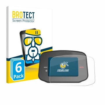 Face avant d’un emballage produit avec le logo de la marque BROTECT. À côté, l’appareil PowaKaddy CT8 GPS est représenté avec 