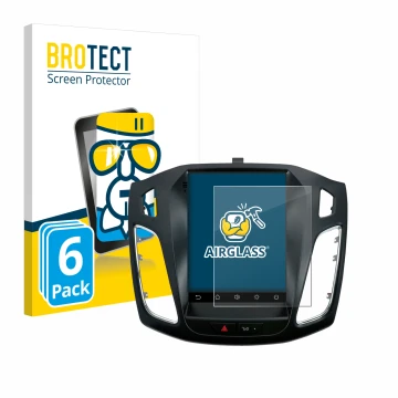 Face avant d’un emballage produit avec le logo de la marque BROTECT. À côté, l’appareil Isudar Ford/Focus MK3 2012–2019 est re