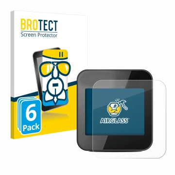 Face avant d’un emballage produit avec le logo de la marque BROTECT. À côté, l’appareil Cycplus GPS G1 est représenté avec la 