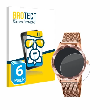 Face avant d’un emballage produit avec le logo de la marque BROTECT. À côté, l’appareil Lotus SMARTIME 50036/1 est représenté 