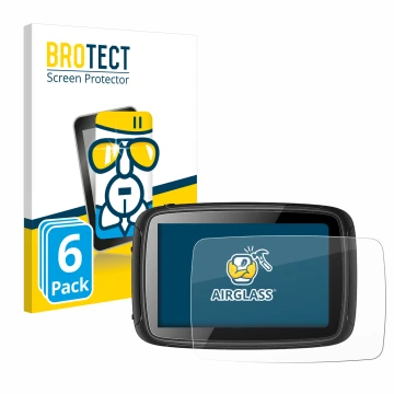 Face avant d’un emballage produit avec le logo de la marque BROTECT. À côté, l’appareil Elebest Carplay C650 5