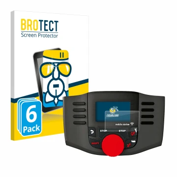 Face avant d’un emballage produit avec le logo de la marque BROTECT. À côté, l’appareil Märklin Mobile Station WLAN 60667 est 