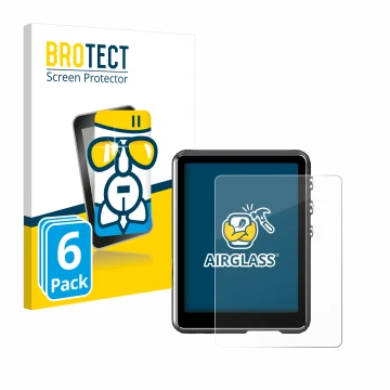 Face avant d’un emballage produit avec le logo de la marque BROTECT. À côté, l’appareil Mechen M3 est représenté avec la prote