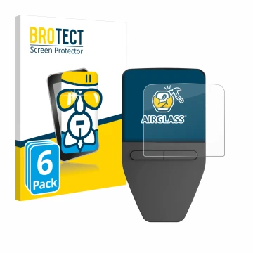 Face avant d’un emballage produit avec le logo de la marque BROTECT. À côté, l’appareil Trezor Safe 3 est représenté avec la p