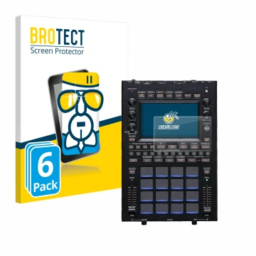 Face avant d’un emballage produit avec le logo de la marque BROTECT. À côté, l’appareil KORG KAOSS Replay est représenté avec 