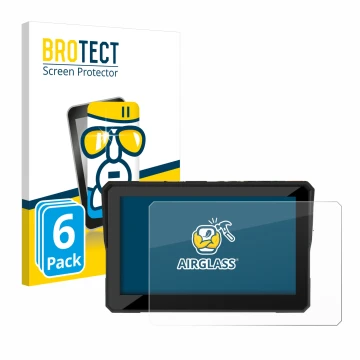 Face avant d’un emballage produit avec le logo de la marque BROTECT. À côté, l’appareil Carpuride W502 5