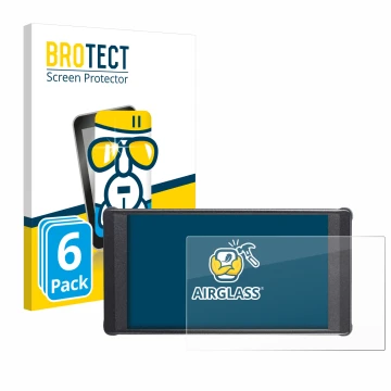 Face avant d’un emballage produit avec le logo de la marque BROTECT. À côté, l’appareil Portkeys PT6 est représenté avec la pr