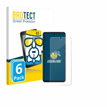 Face avant d’un emballage produit avec le logo de la marque BROTECT. À côté, l’appareil Oppo A79 5G est représenté avec la pro