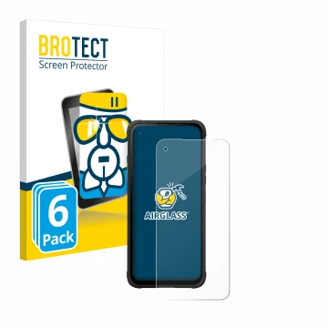 Face avant d’un emballage produit avec le logo de la marque BROTECT. À côté, l’appareil Hammer Blade V est représenté avec la 