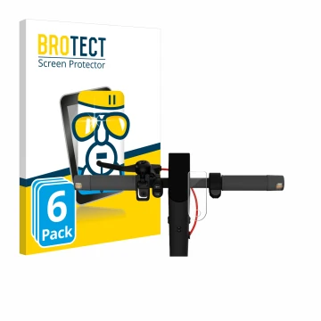 Face avant d’un emballage produit avec le logo de la marque BROTECT. À côté, l’appareil Xiaomi Mi 4 Lite E-Scooter (2e Gen.) e