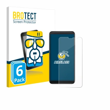 Face avant d’un emballage produit avec le logo de la marque BROTECT. À côté, l’appareil TCL 403 est représenté avec la protect