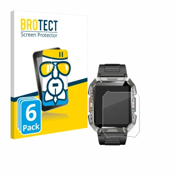 Face avant d’un emballage produit avec le logo de la marque BROTECT. À côté, l’appareil Baolubao W60 est représenté avec la pr