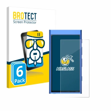 Face avant d’un emballage produit avec le logo de la marque BROTECT. À côté, l’appareil Hiby Digital M300 est représenté avec 