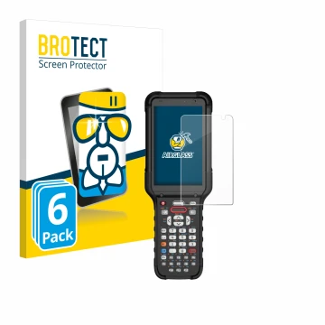 Face avant d’un emballage produit avec le logo de la marque BROTECT. À côté, l’appareil Honeywell CK67 est représenté avec la 